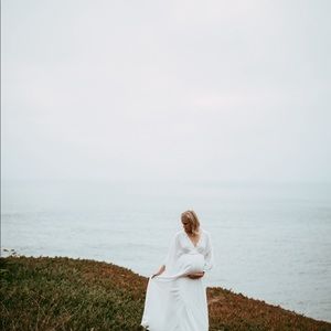 Fillyboo I Believe in Unicorns off-white maxi